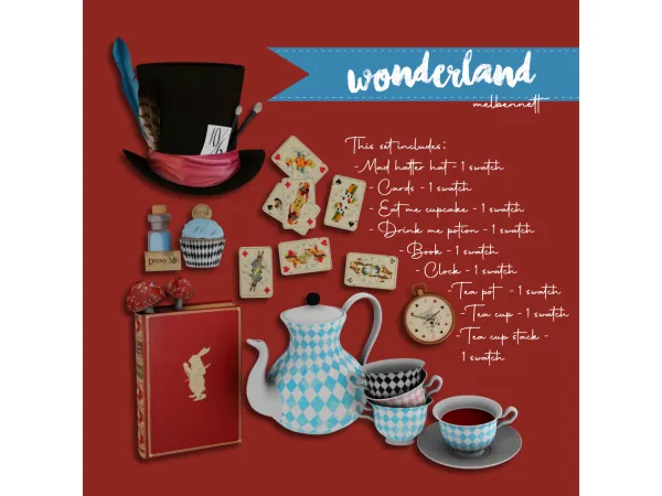 Mix Wonderland Collection - The Sims 4 Custom Content