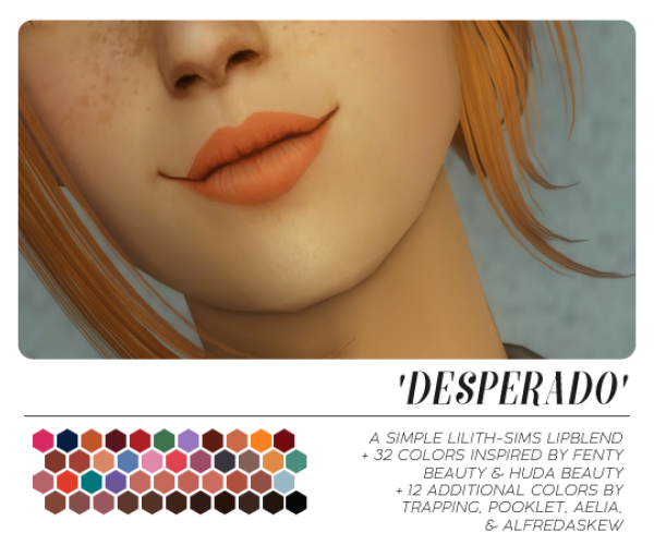 DESPERADO by simsfinds - The Sims 2 Custom Content