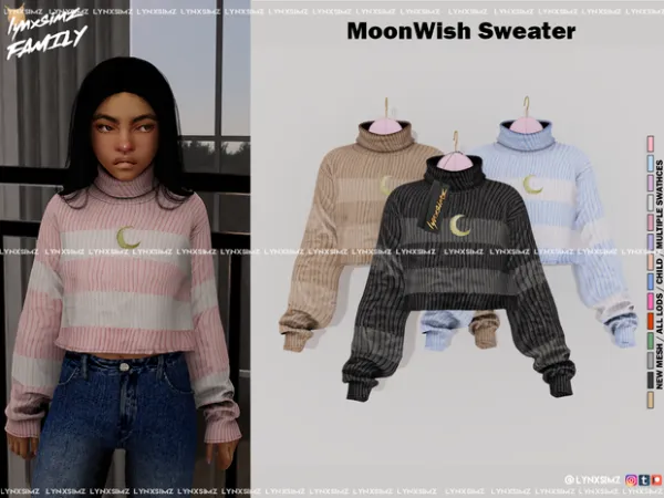 Moon Wish Jumper ~ Child 💗 by lynxsimzfamily