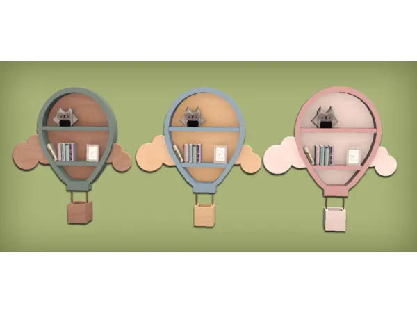 Blissful Baby Balloon Shelf for - The Sims 2 Custom Content