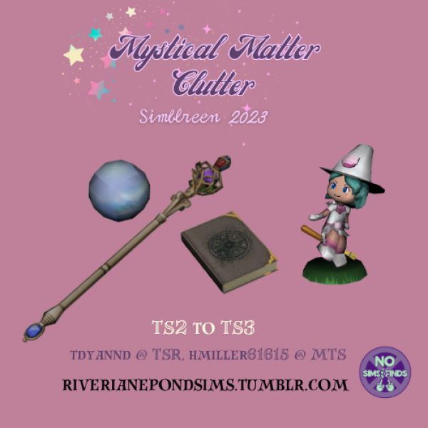 Simblreen 2023 Mystical Matter Clutter by simsfinds - The Sims 3 Custom Content