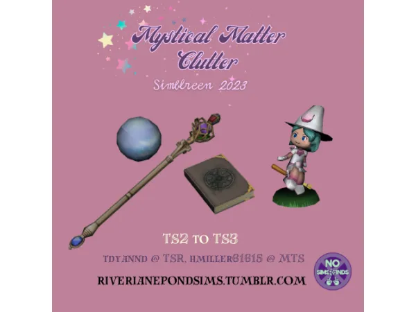 Simblreen 2023 Mystical Matter Clutter - The Sims 3 Custom Content