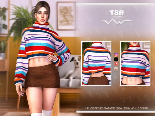 Alpha MELLOW SET 403 BD1095 BD1096 BD1097 - The Sims 4 Custom Content