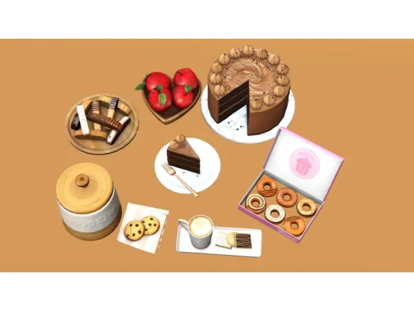 SugarSSims Clutter Queen Fallset Items 4t3 - The Sims 3 Custom Content