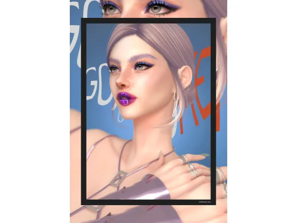 Alpha GPME GOLD Lips CC21 - The Sims 4 Custom Content