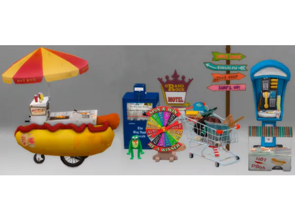Mix CLUTTER Decoration - The Sims 4 Custom Content