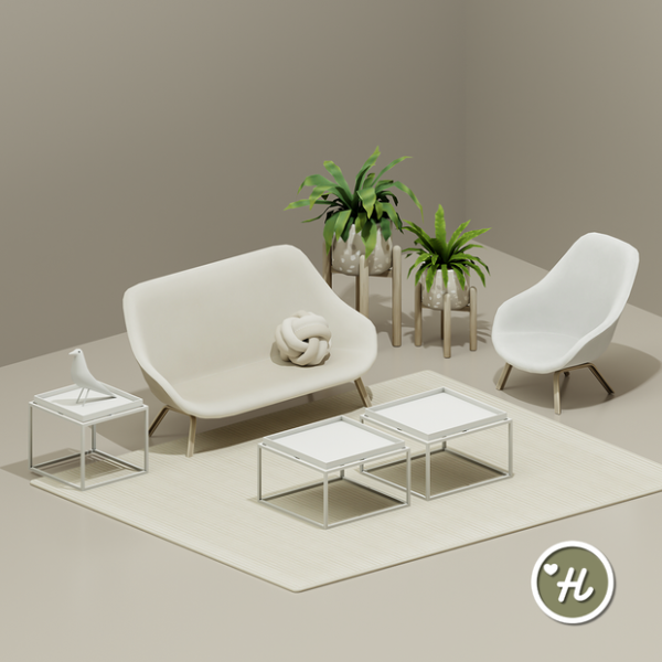 Alpha MINIMALIST SET by simsfinds - The Sims 4 Custom Content
