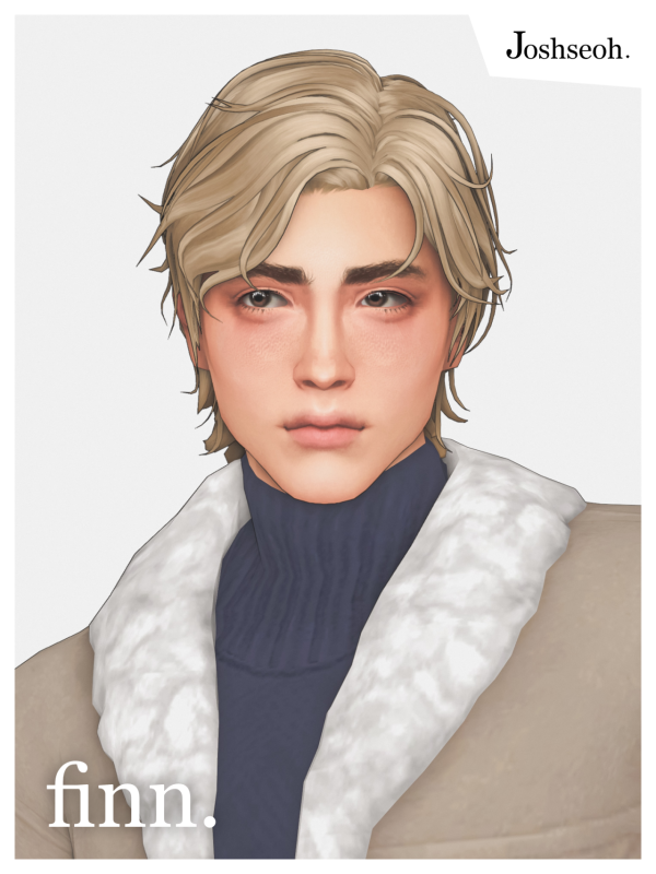 Maxis Match Finn Hair by simsfinds - The Sims 4 Custom Content