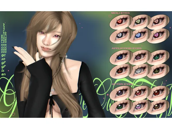Mix eye set 4 - The Sims 4 Custom Content