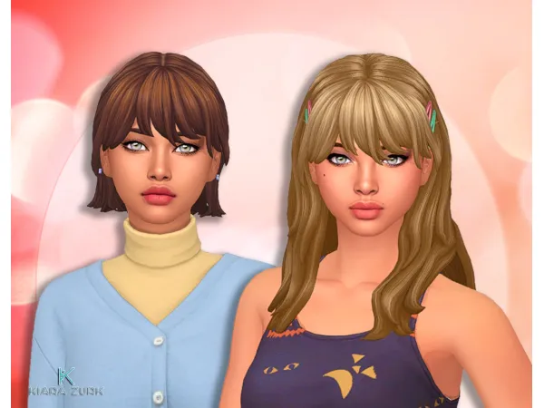 Maxis Match Messy Bangs - The Sims 4 Custom Content