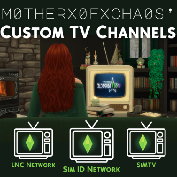 Maxis Match NEW MOD ALERT 42468636687887 MOCs Custom TV Channels by simsfinds - The Sims 4 Custom Content