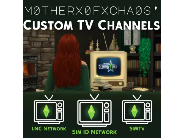 Maxis Match NEW MOD ALERT 42468636687887 MOCs Custom TV Channels - The Sims 4 Custom Content