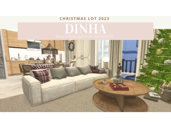 Alpha CHRISTMAS LOT 2023 DOWNLOAD TOUR CREATORS - The Sims 4 Custom Content