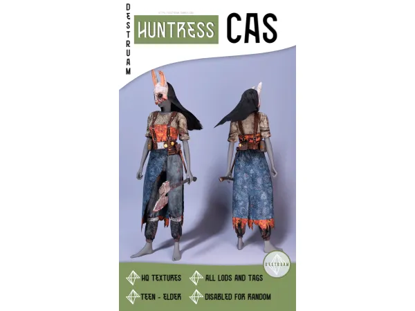 Alpha Huntress - The Sims 4 Custom Content