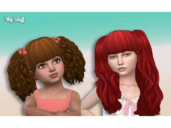 Maxis Match Accessory Bangs - The Sims 4 Custom Content