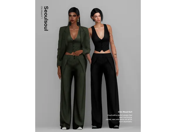 Alpha SIMS4 Chic Mood N1 - The Sims 4 Custom Content