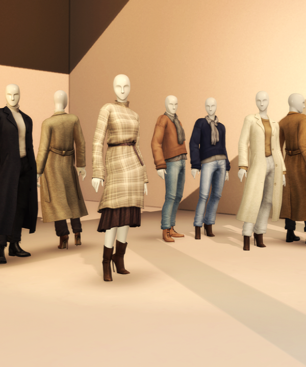 Maxis Match Autumn City II by simsfinds - The Sims 4 Custom Content