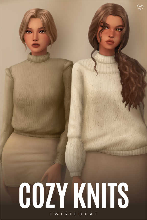 Maxis Match Cozy Knits by simsfinds - The Sims 4 Custom Content