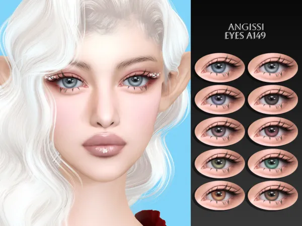 Alpha EYES by simsfinds - The Sims 4 Custom Content