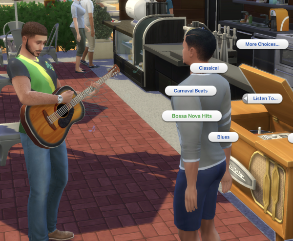 Maxis Match Bossa Nova Hits Custom Music Channel by simsfinds - The Sims 4 Custom Content