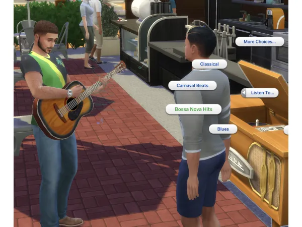 Maxis Match Bossa Nova Hits Custom Music Channel by Scipio Garling - The Sims 4 Custom Content
