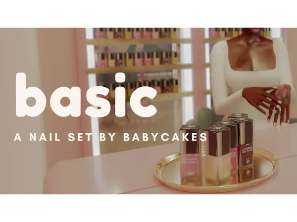 Alpha 550327044666366Basic Nail Set550327044666366 - The Sims 4 Custom Content
