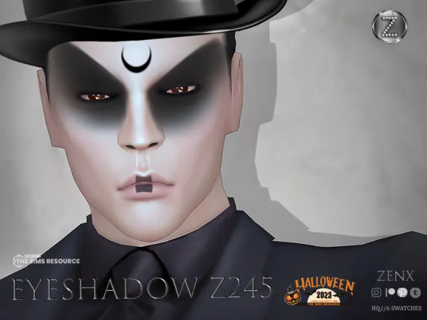 Alpha ZENX EYESHADOW Z245 - The Sims 4 Custom Content