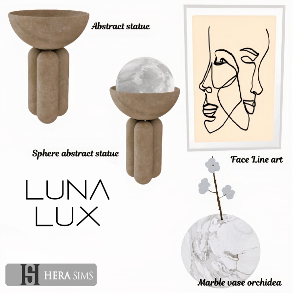 Alpha Luna Lux set by herasims4 - The Sims 4 Custom Content
