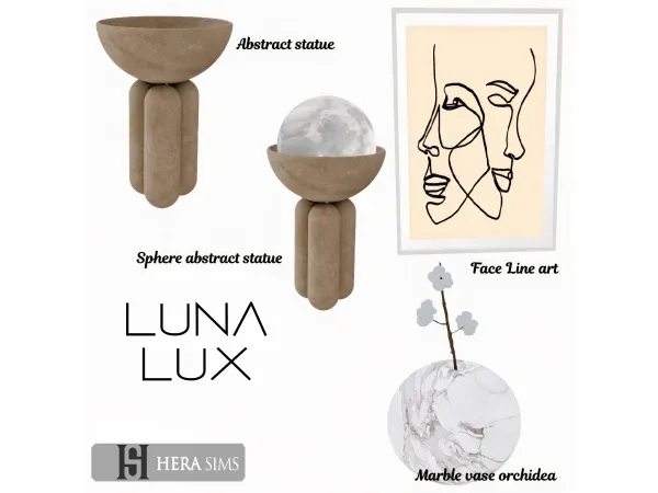 Alpha Luna Lux set - The Sims 4 Custom Content