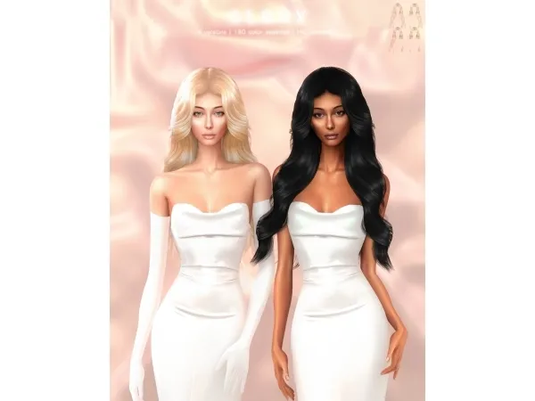 Alpha Glory Hairstyle - The Sims 4 Custom Content