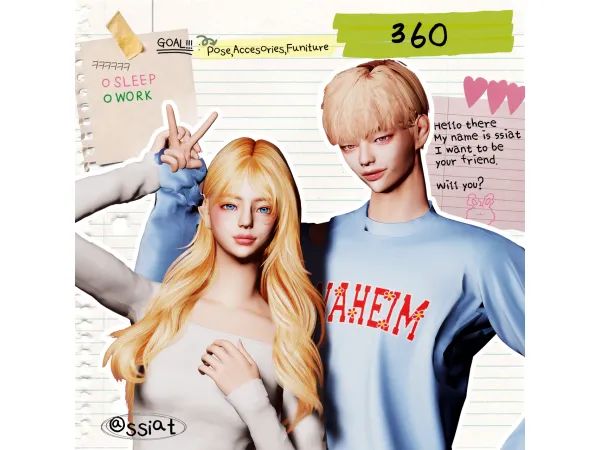 Mix 360)Rewind this music that I listened to with you - The Sims 4 Custom Content