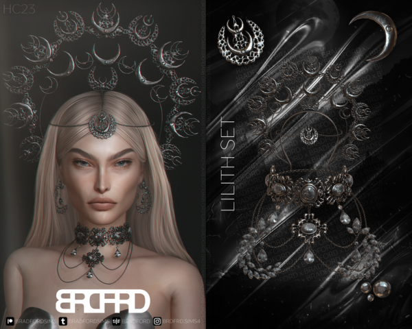 Alpha [HC23] LILITH SET GAME EDITION by simsfinds - The Sims 4 Custom Content