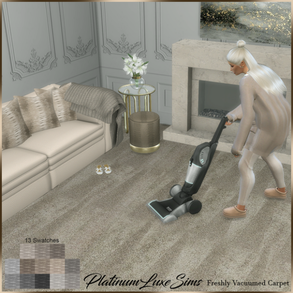 Alpha Freshly Vacuumed Carpets by simsfinds - The Sims 4 Custom Content