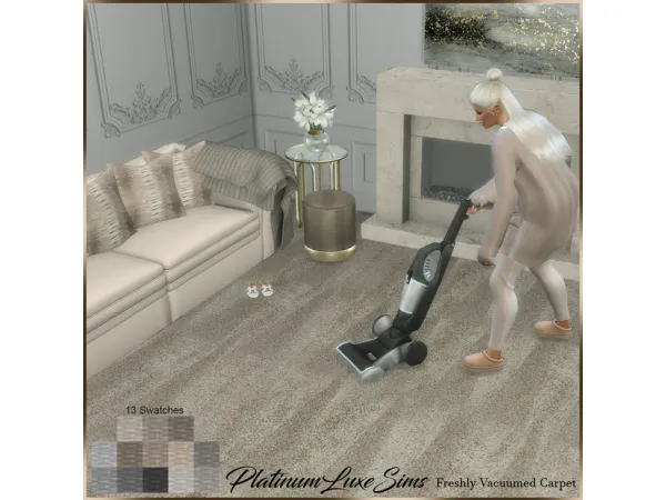 Alpha Freshly Vacuumed Carpets - The Sims 4 Custom Content