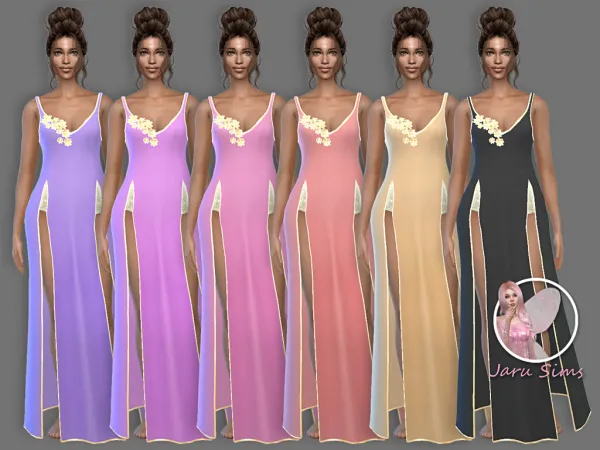Alpha SIMYTHOLOGY Dress Aphrodite 1 - The Sims 4 Custom Content
