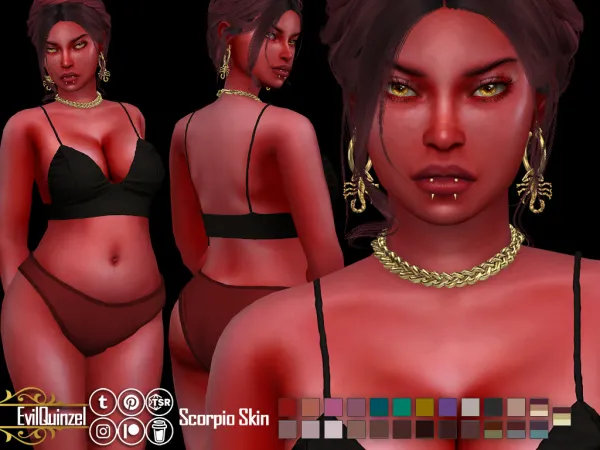 Alpha Scorpio set - The Sims 4 Custom Content