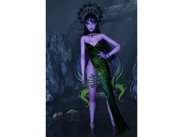 Alpha Nayeli Duvall Sim Download by RavenBlends - The Sims 4 Custom Content
