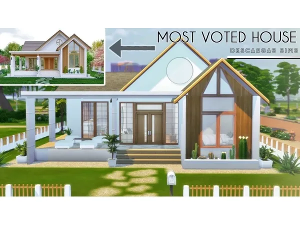 Alpha Most Voted House - The Sims 4 Custom Content