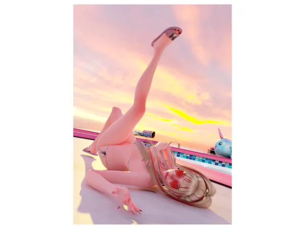Alpha BABY KUROMI SLIPPERS - The Sims 4 Custom Content