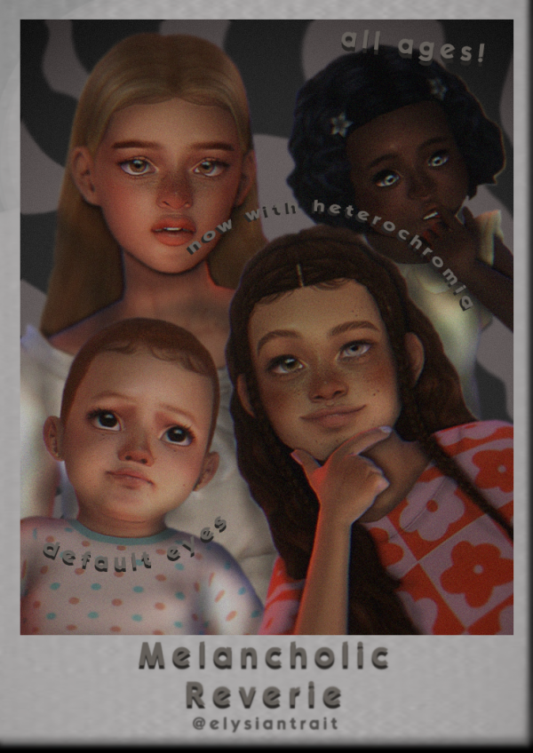 Mix Sims 4 Default Eyes Replacements by simsfinds - The Sims 4 Custom Content