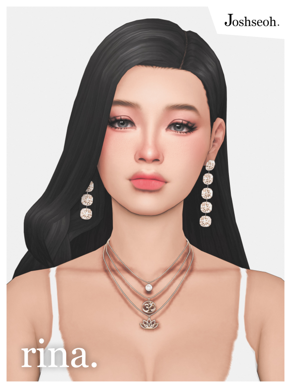 Maxis Match Rina Hair by simsfinds - The Sims 4 Custom Content