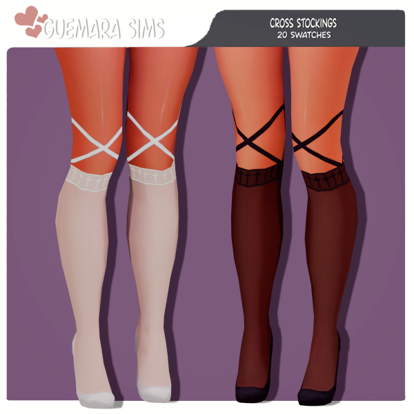 Mix Cross stockings (Public now) by simsfinds - The Sims 4 Custom Content