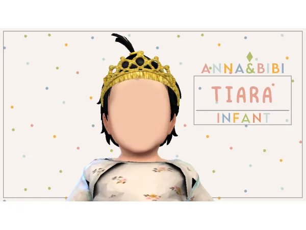 Alpha Tiara [AnnaBibi] by anna_bibi - The Sims 4 Custom Content