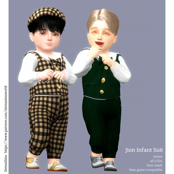 Alpha Jion Infant Suit by simsfinds - The Sims 4 Custom Content
