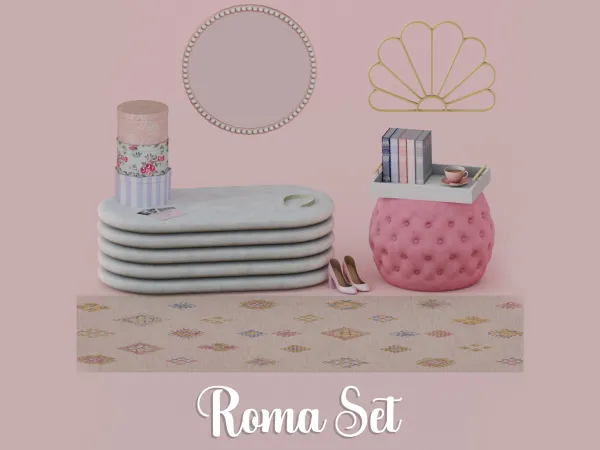 Alpha Roma Set by mechtasims - The Sims 4 Custom Content
