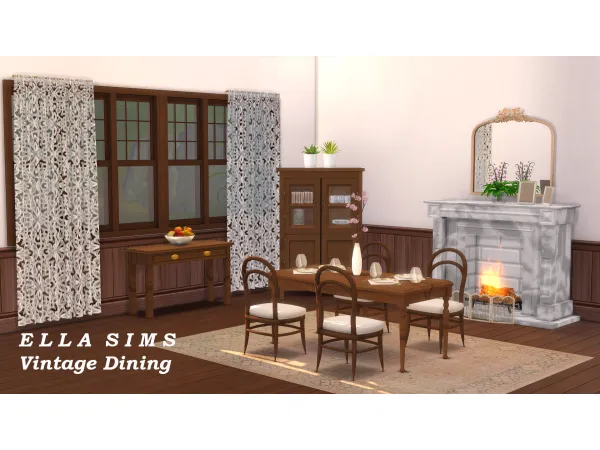 Vintage Dining by EllaSims