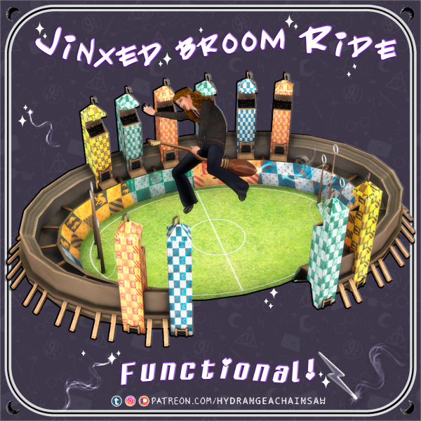 Maxis Match Jinxed Nimbus 2000 Ride by simsfinds - The Sims 4 Custom Content