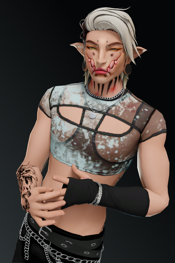 Alpha Hazard Set by simsfinds - The Sims 4 Custom Content