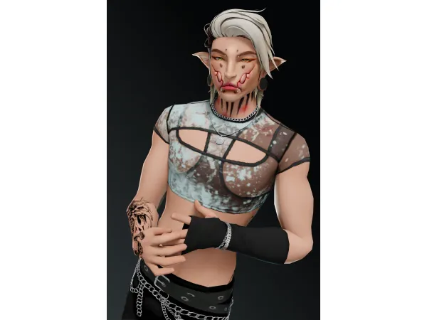 Alpha Hazard Set by saruin - The Sims 4 Custom Content