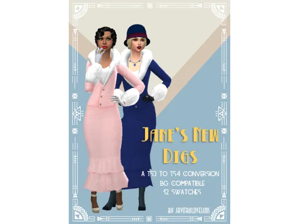 Maxis Match Jane's New Digs by Javitrulove - The Sims 4 Custom Content